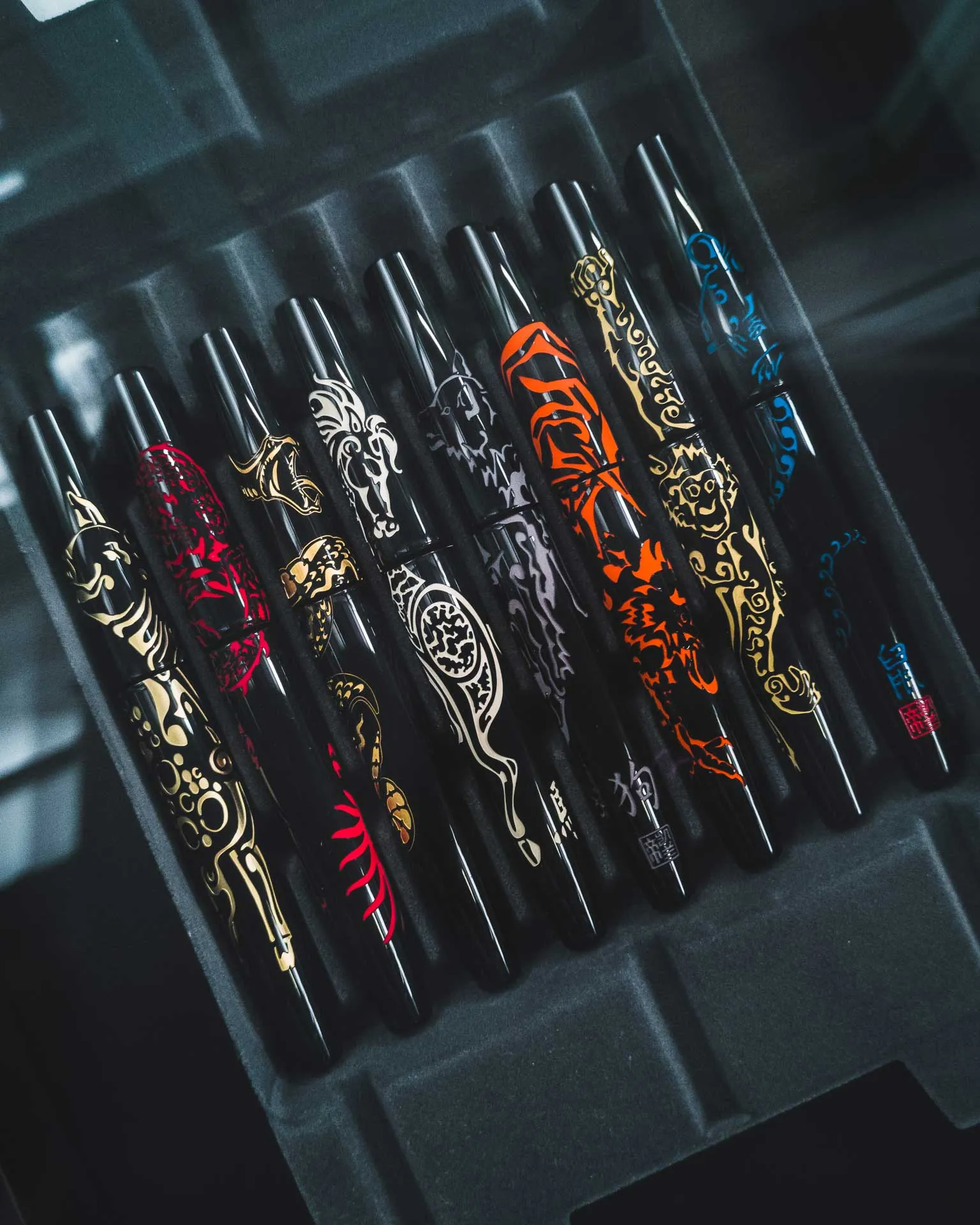 fountain pens in chinese designs