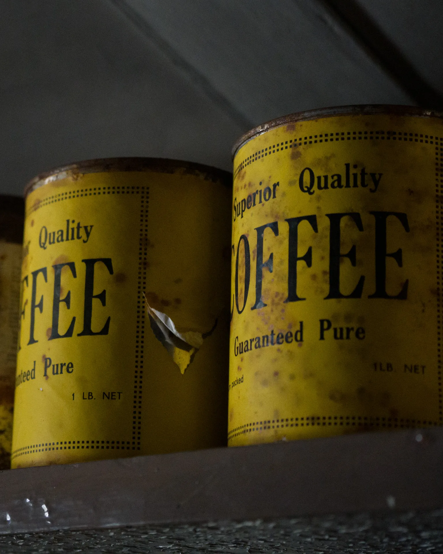 coffee tins